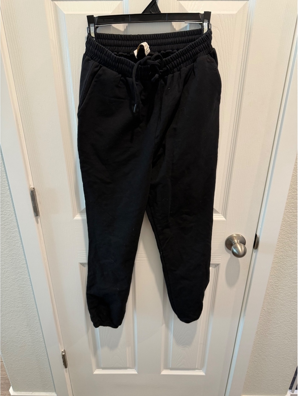 Meshki black jogger sweatpants